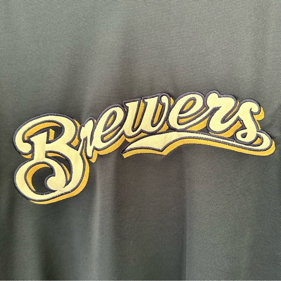MLB Milwaukee Brewers 2XL Short Sleeve Cool Base Top - Picture 2 of 10